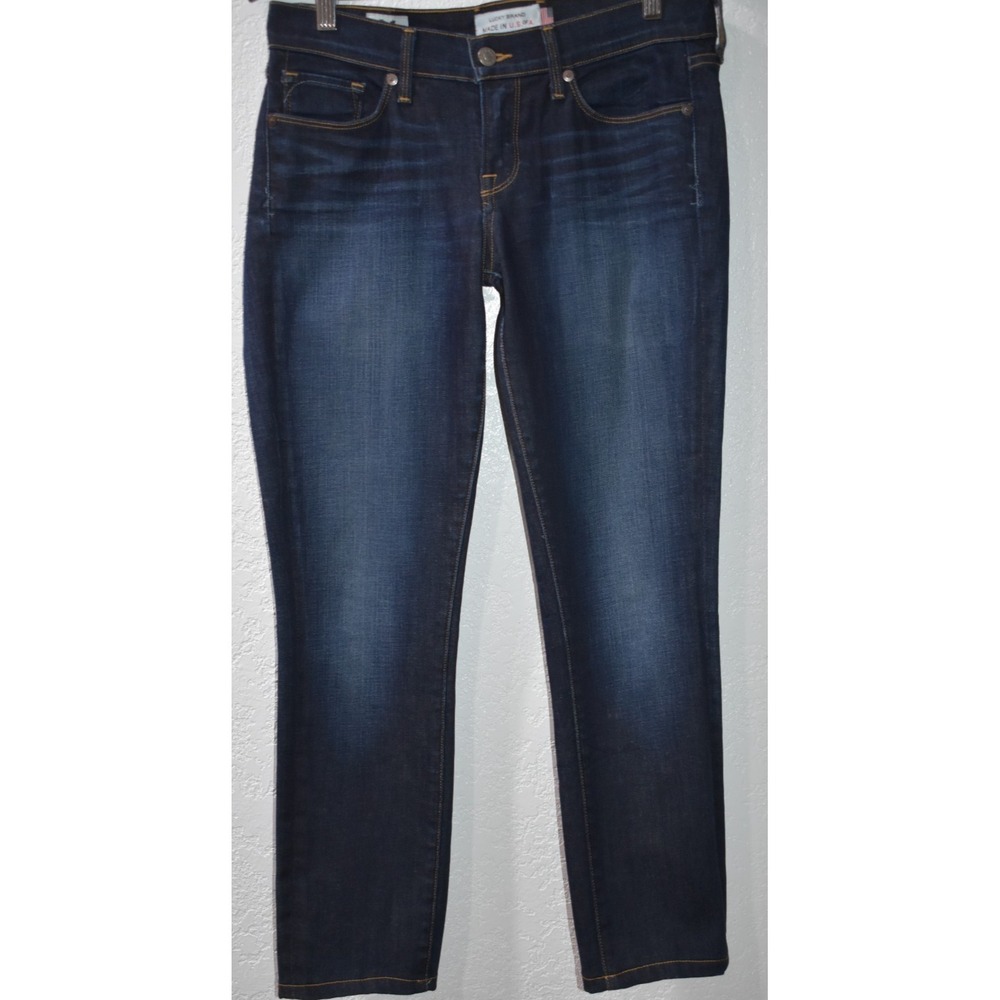 Lucky Brand Charlie Skinny‎ Jeans Ankle 6/28 Stretch Denim Blue Jeans 5-Pocket